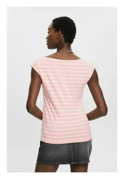 ESPRIT Sslv Stripe - T-Shirts Med Print - Pink -ESPRIT Butikk fb26680578e149d58fb961dee5a61edf