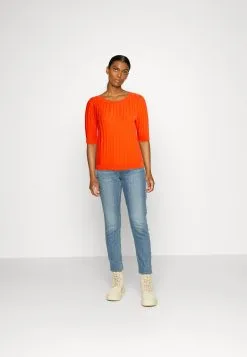 ESPRIT Fitte - T-Shirts Med Print - Orange Red -ESPRIT Butikk fcf3683f53b7458da092107e96d15606