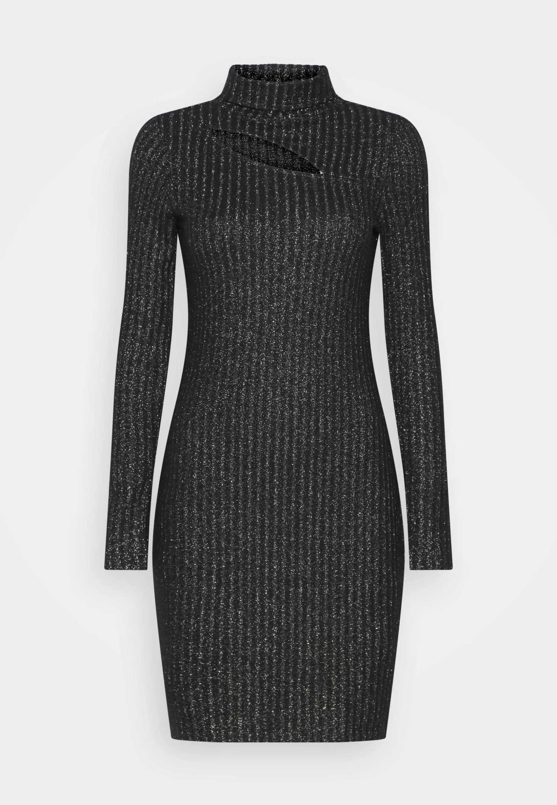 Edc By Esprit Lurex- Strikket Kjole - Black 3 Edc By Esprit Lurex- Strikket Kjole - Black