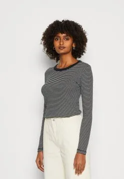 ESPRIT Roundneck Longsleeve - Topper Langermet - Navy