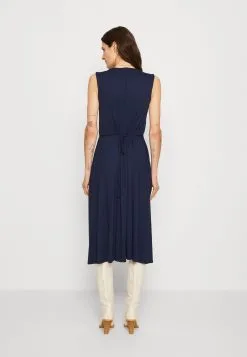 ESPRIT Slvless - Jerseykjole - Navy -ESPRIT Butikk 031fb6b32d664347b25af95fcd433743