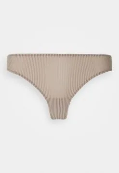 ESPRIT Soft Stripes Par String - String - Light Taupe
