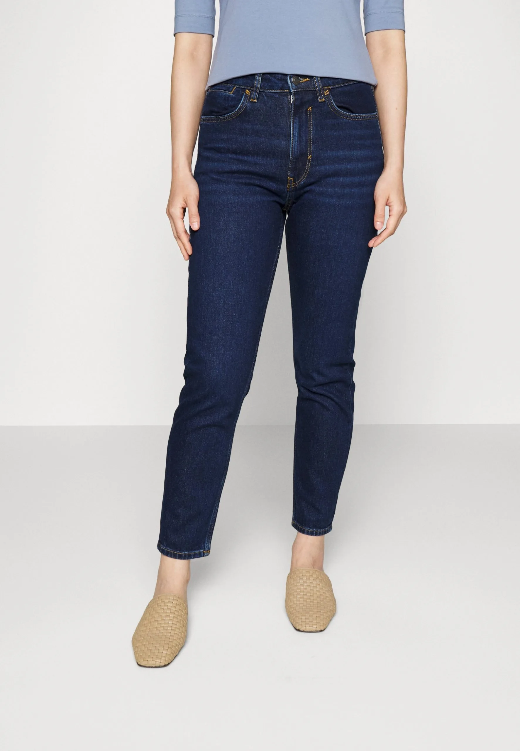 ESPRIT Sus Hr Mom Fit - Jeans Slim Fit - Blue Dark 3 ESPRIT Sus Hr Mom Fit - Jeans Slim Fit - Blue Dark