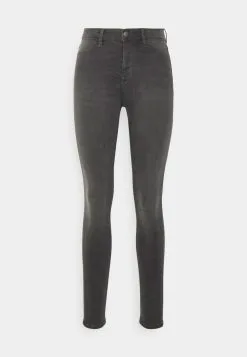 Edc By Esprit Medium Rise - Jeggings - Grey Dark Wash -ESPRIT Butikk 24f339d13abe41598c57787ab249e654