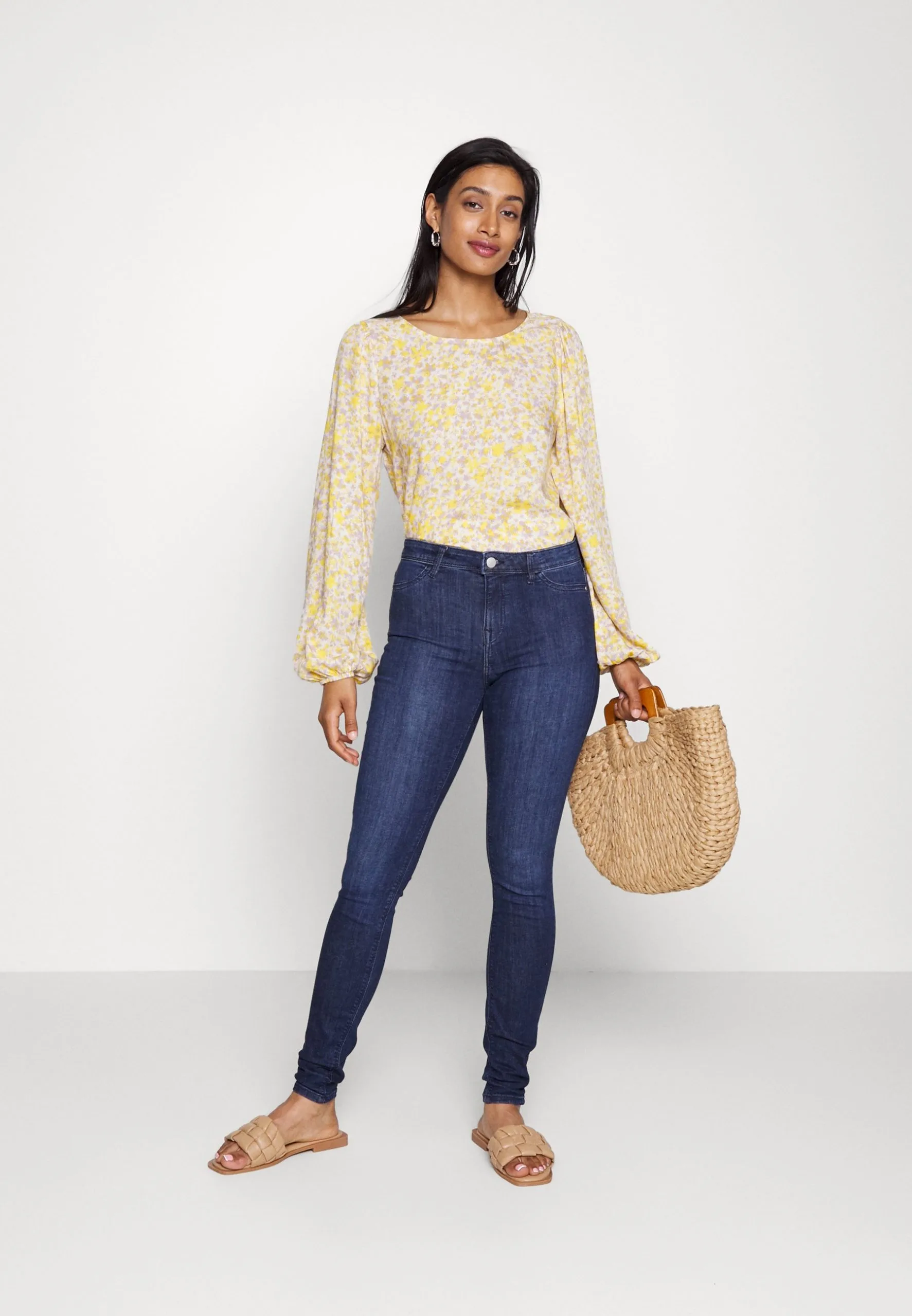 Edc By Esprit Jeggings - Blue Dark 4 Edc By Esprit Jeggings - Blue Dark - Bilde 2