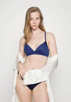 ESPRIT Shiny Block The Soft Fit Wireless Padded Bra - Triangel-Bh - Dark Blue -ESPRIT Butikk 2a396496d8e24d6c8e6e9b744ae158ad