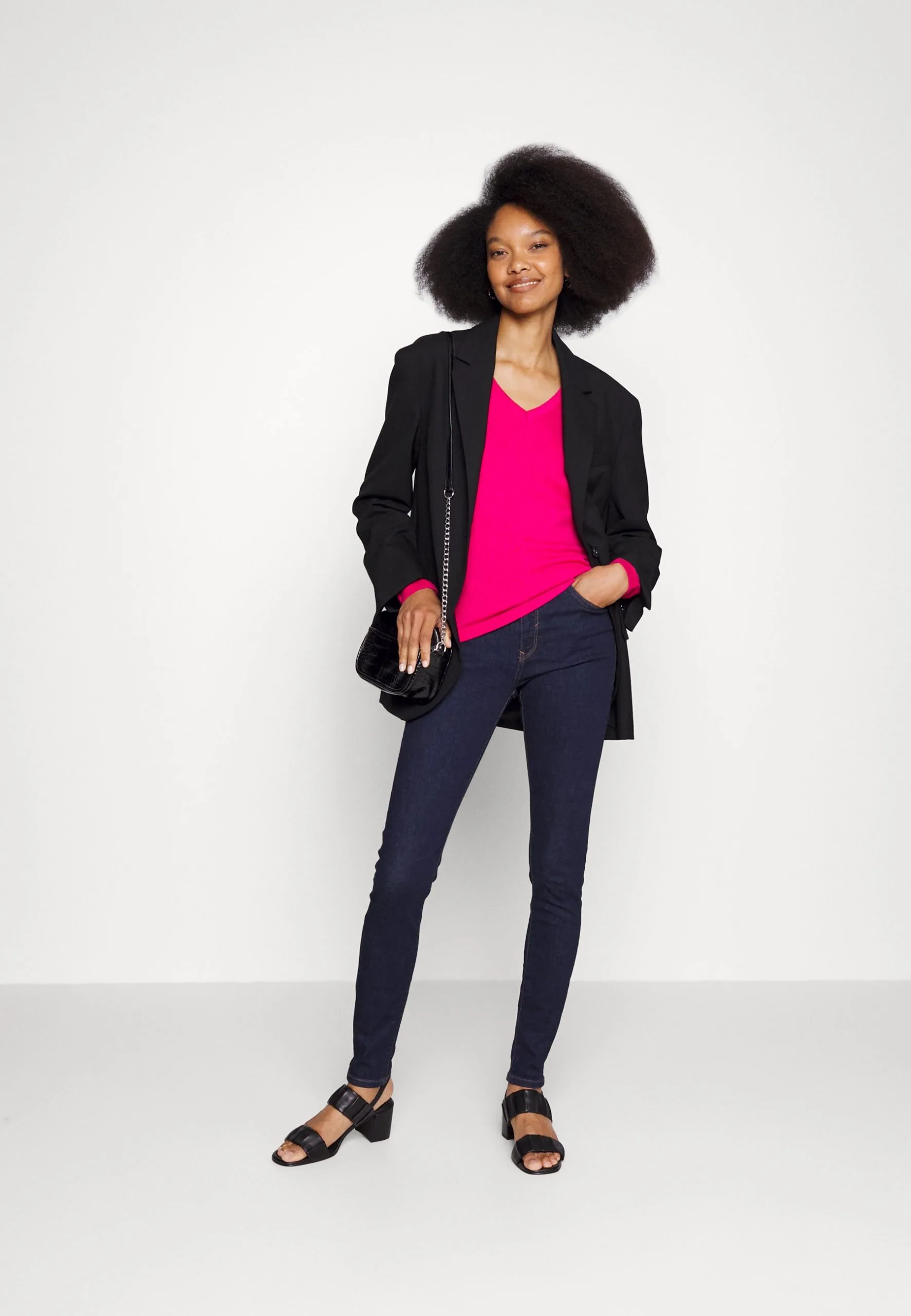 Edc By Esprit High Rise - Jeans Skinny Fit - Blue Rinse 4 Edc By Esprit High Rise - Jeans Skinny Fit - Blue Rinse - Bilde 2