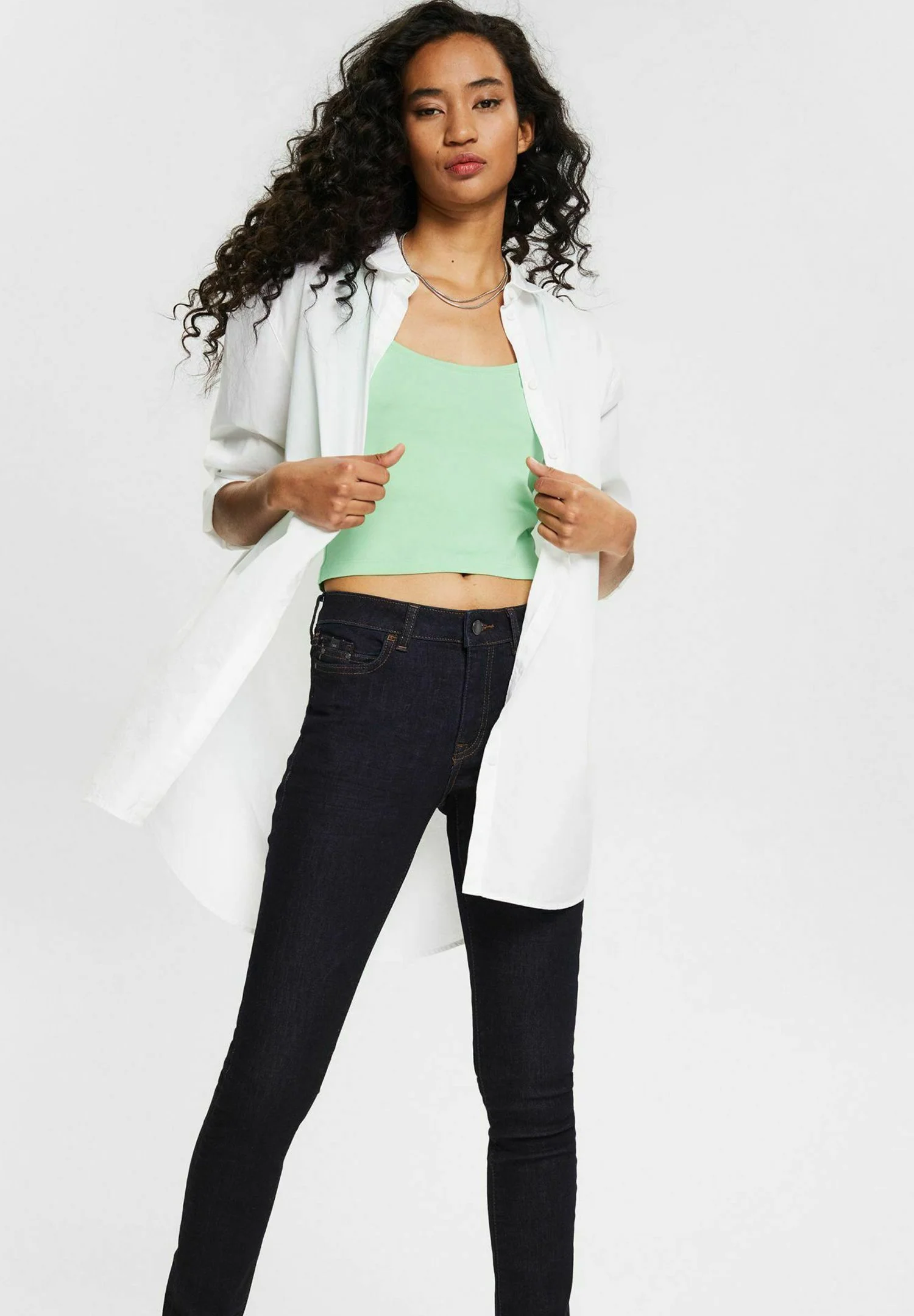 Edc By Esprit Jeans Skinny Fit - Blue Rinse 6 Edc By Esprit Jeans Skinny Fit - Blue Rinse - Bilde 4