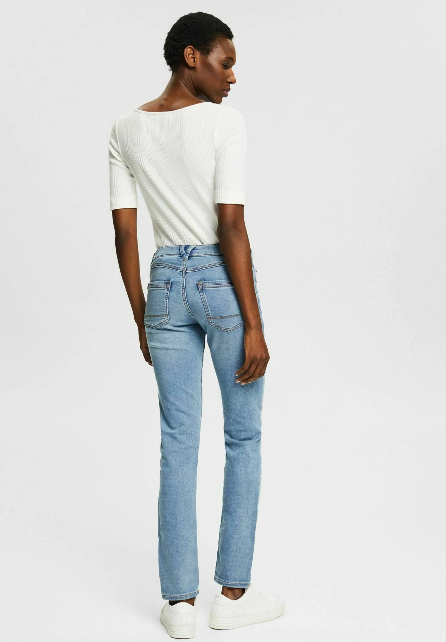 ESPRIT Sus- Jeans Skinny Fit - Blue Light Washed 5 ESPRIT Sus- Jeans Skinny Fit - Blue Light Washed - Bilde 3