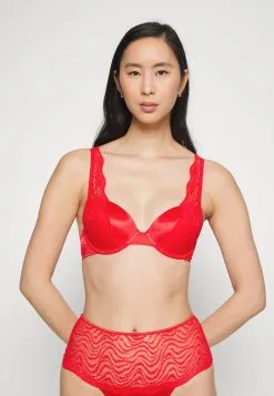 ESPRIT Moving The Classic Fit Classic Padded Bra - Bøyle-Bh - Red