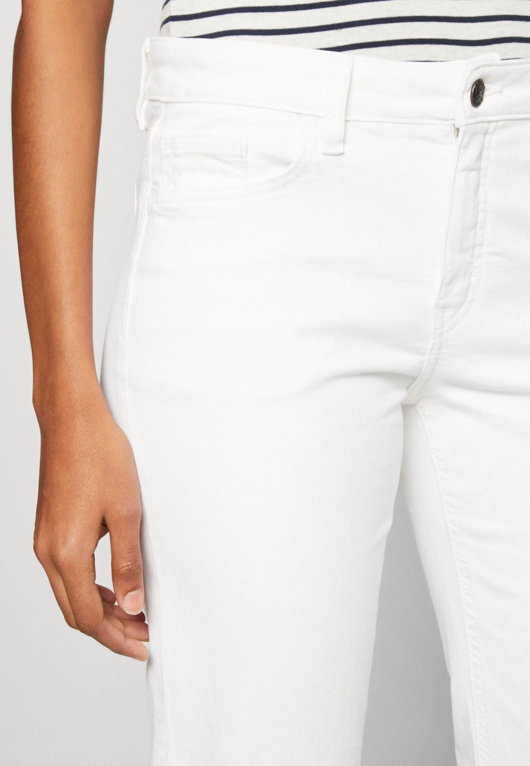 ESPRIT Capri - Jeans Skinny Fit - White 6 ESPRIT Capri - Jeans Skinny Fit - White - Bilde 4