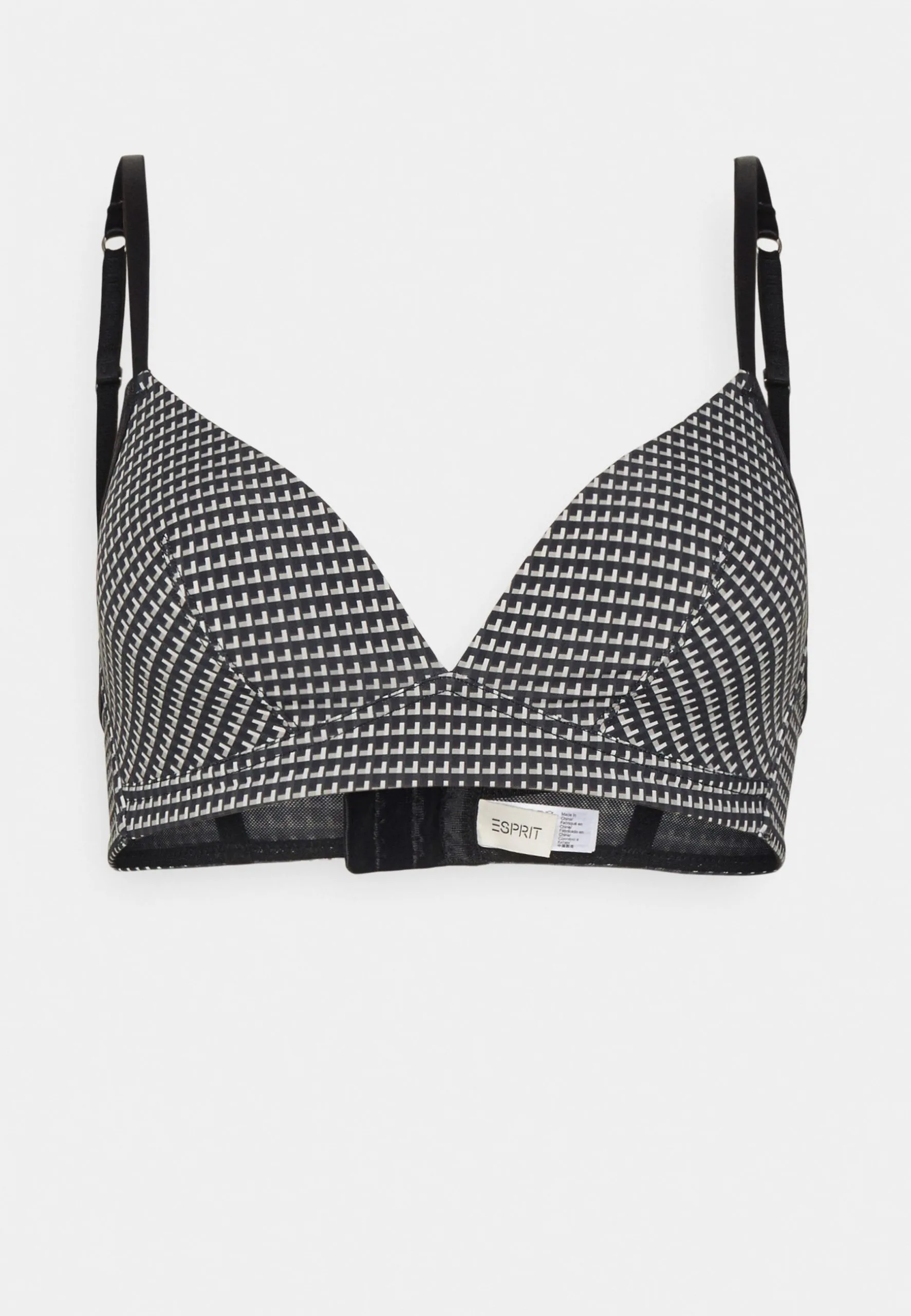 ESPRIT Minimal Print Par The Soft Fit Wireless Padded Aop - Triangel-Bh - Black 7 ESPRIT Minimal Print Par The Soft Fit Wireless Padded Aop - Triangel-Bh - Black - Bilde 5