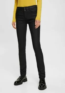 ESPRIT Mid Rise Slim - Jeans Slim Fit - Black -ESPRIT Butikk bf6c7b028d964352a6ea8510cbdb1282