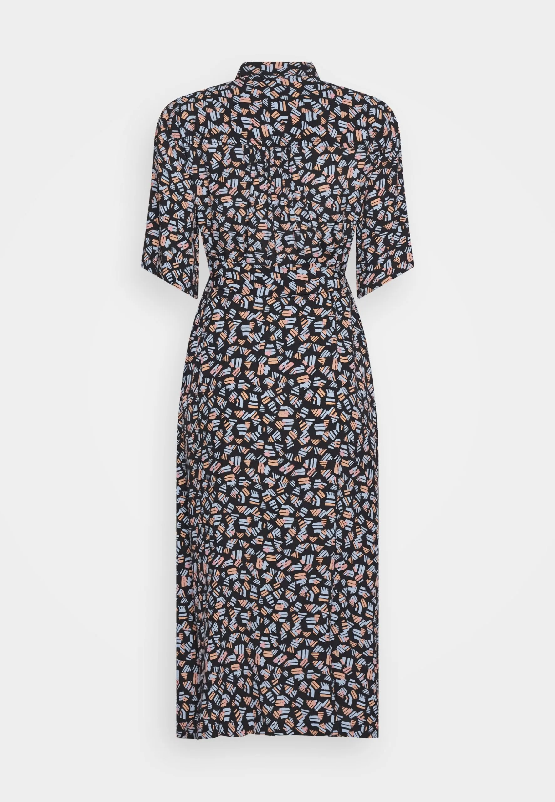 ESPRIT Dress Midi Print - Skjortekjole - Black 4 ESPRIT Dress Midi Print - Skjortekjole - Black - Bilde 2