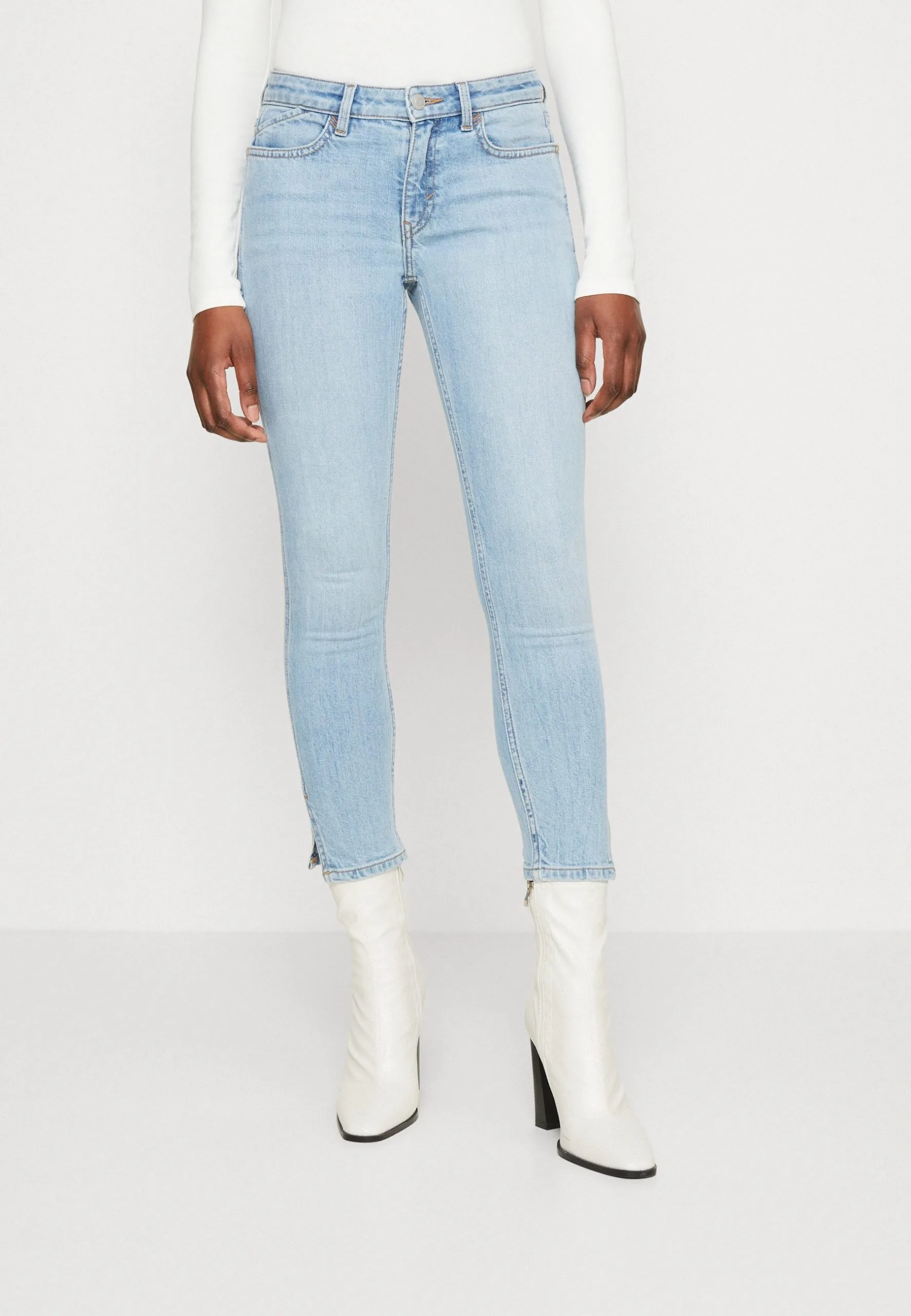 Edc By Esprit Jeans Skinny Fit - Blue Bleached 3 Edc By Esprit Jeans Skinny Fit - Blue Bleached