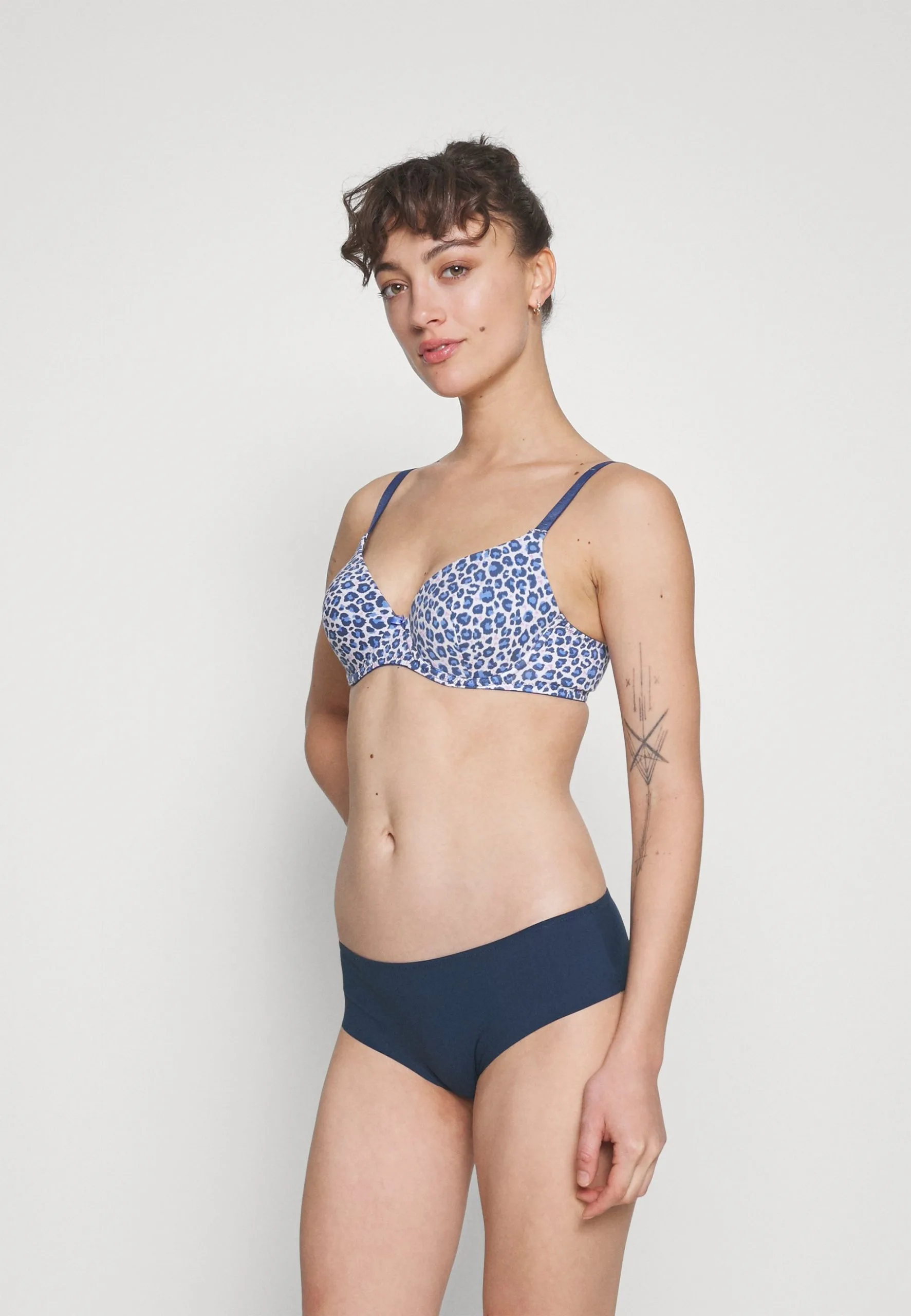 ESPRIT Printed Solid 2 Pack - Underbukse - Ink 3 ESPRIT Printed Solid 2 Pack - Underbukse - Ink