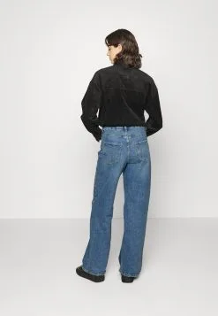 Edc By Esprit Wide Leg High Rise - Flared Jeans - Blue Medium Wash 9 Edc By Esprit Wide Leg High Rise - Flared Jeans - Blue Medium Wash -ESPRIT Butikk e41d0cf16edb49da9cc972562b536d55