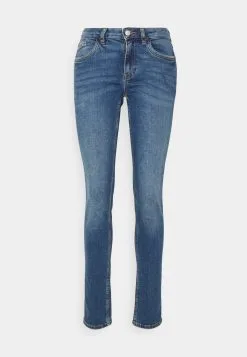 Edc By Esprit Medium Rise High Stretch - Jeans Slim Fit - Blue Dark Wash 12 Edc By Esprit Medium Rise High Stretch - Jeans Slim Fit - Blue Dark Wash -ESPRIT Butikk f0ca8e240d4741bcbb99afe2400f109a