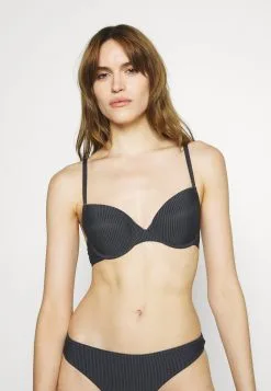ESPRIT Soft Classic Padded Bra - Bøyle-Bh - Dark Grey