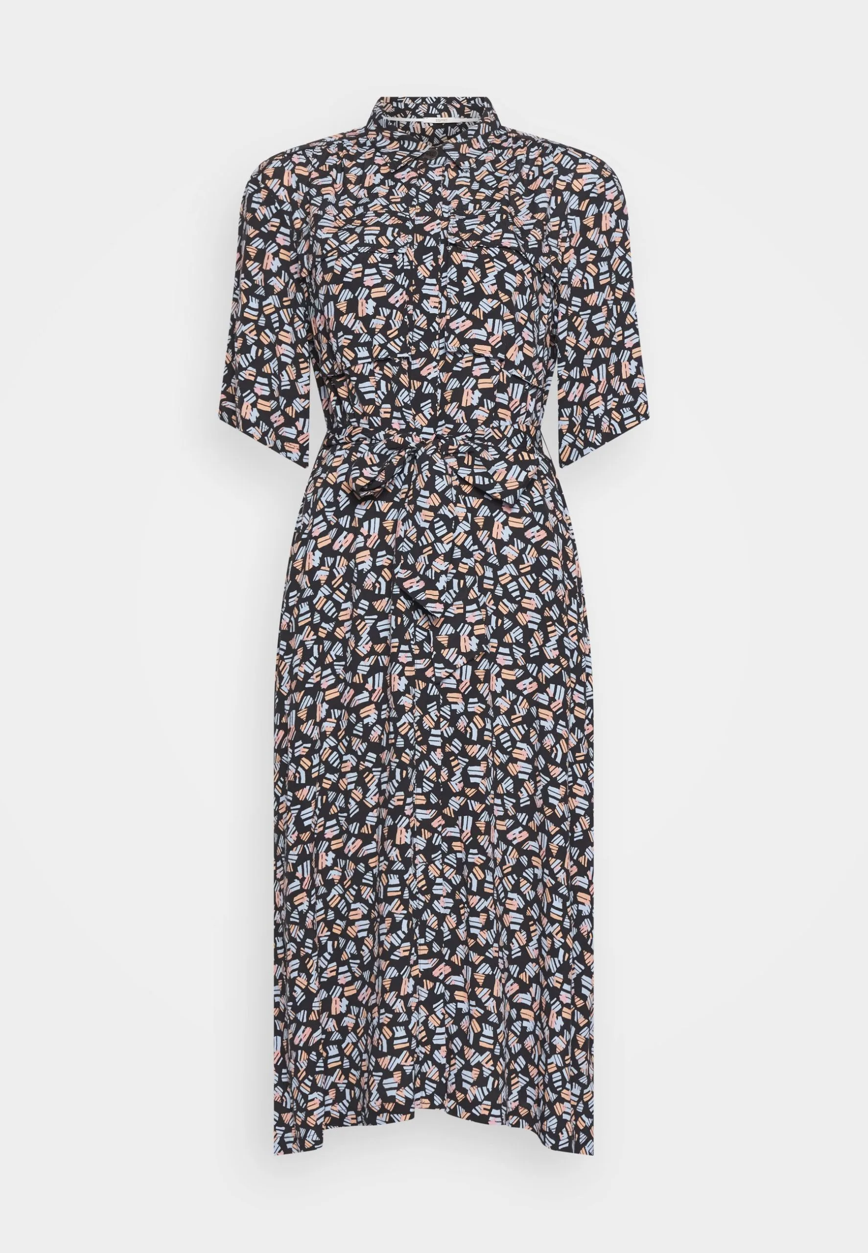 ESPRIT Dress Midi Print - Skjortekjole - Black 3 ESPRIT Dress Midi Print - Skjortekjole - Black